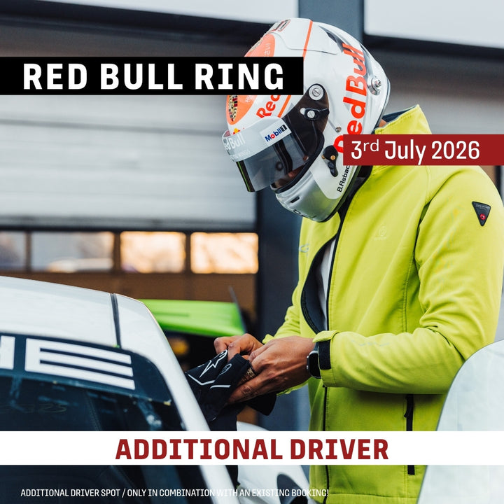 Additional driver option for a second driver at the Red Bull Ring Trackday